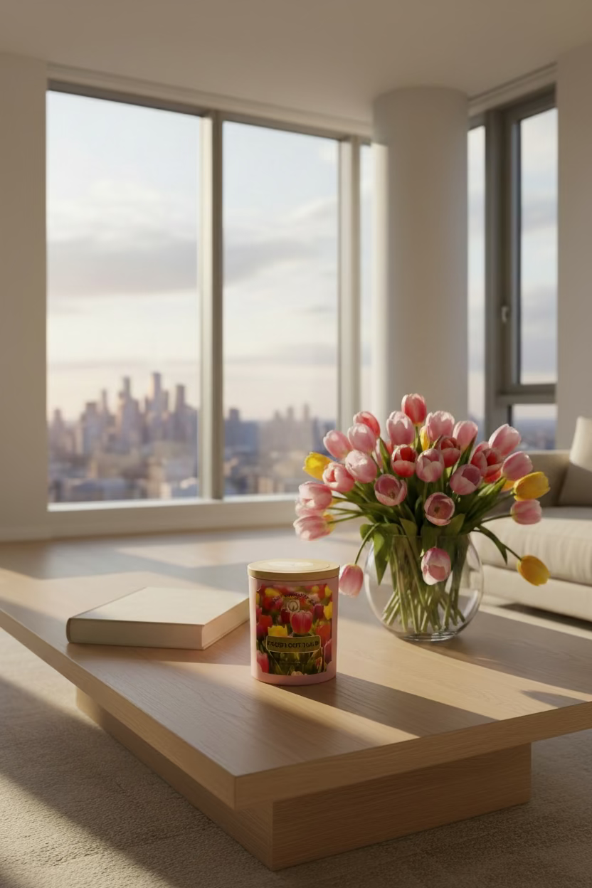 Fresh Cut Tulip Soy Candle