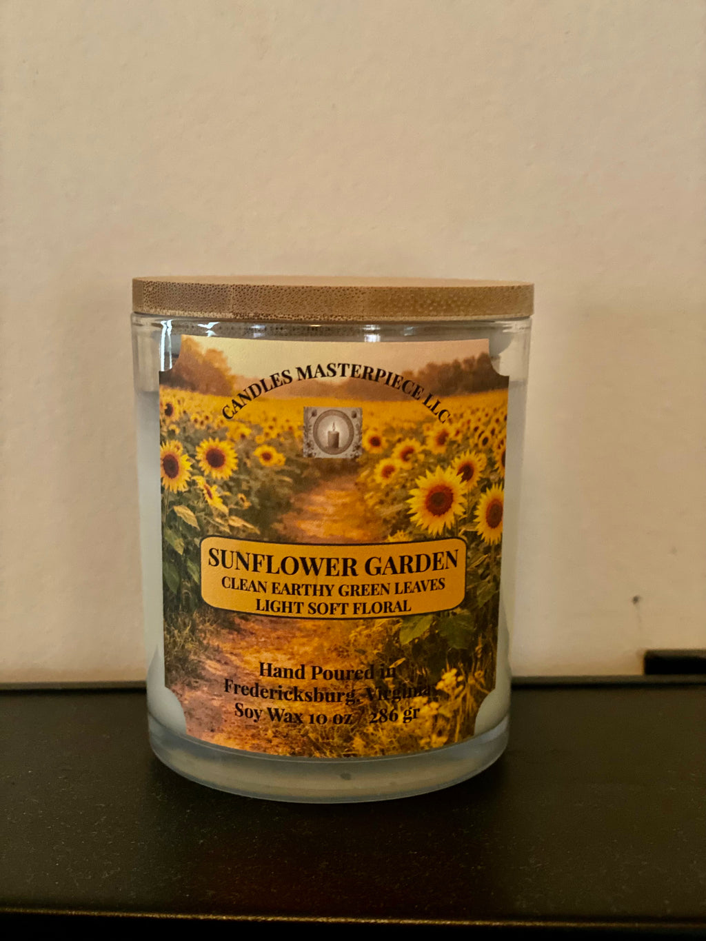 New Sunflower Garden Soy Candle