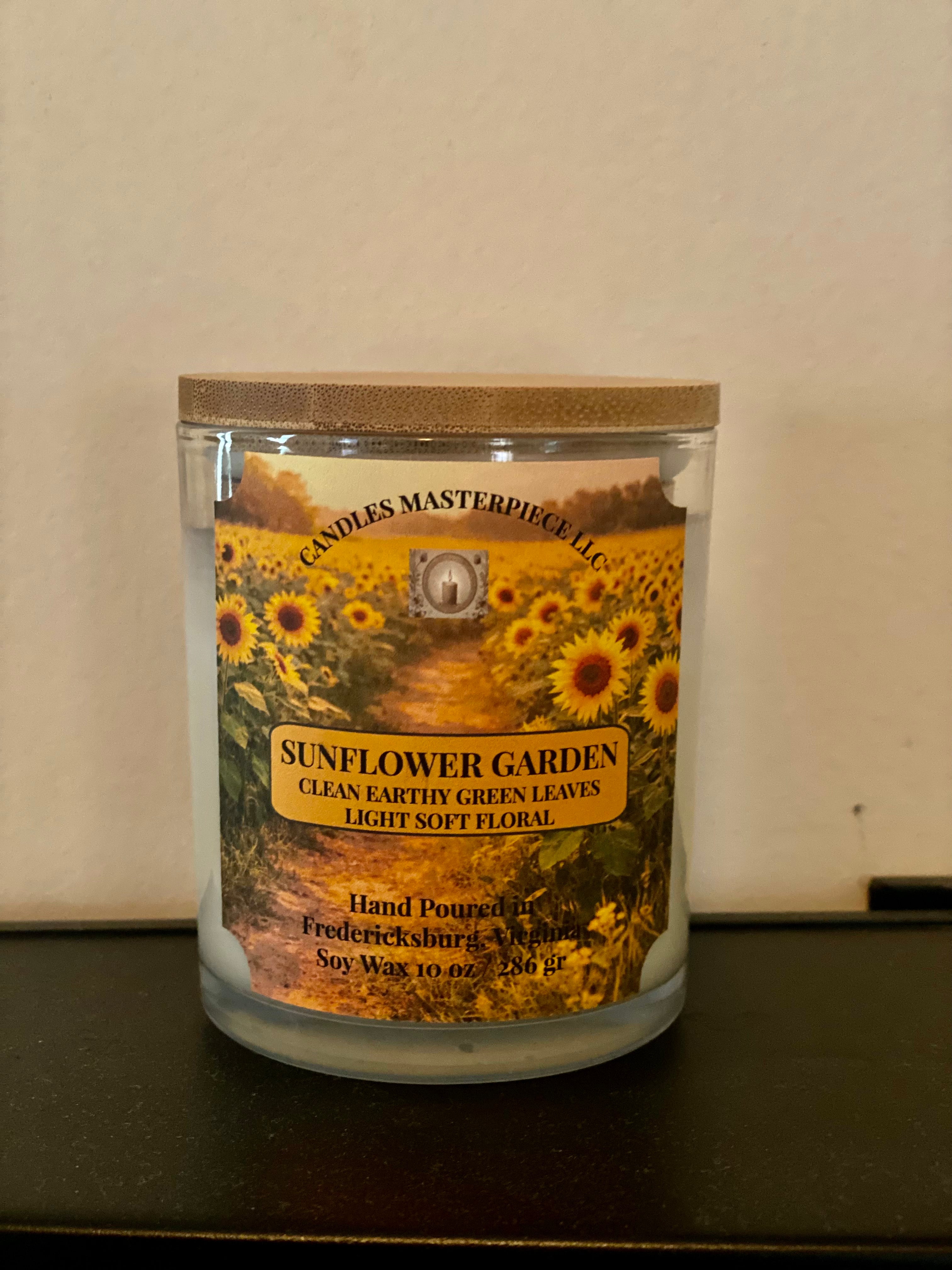 New Sunflower Garden Soy Candle