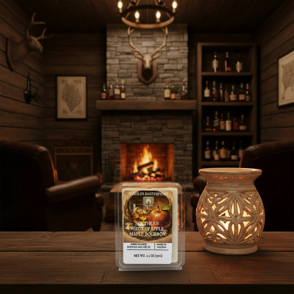 Southern Whiskey & Apple Maple Bourbon Wax Melt image 0