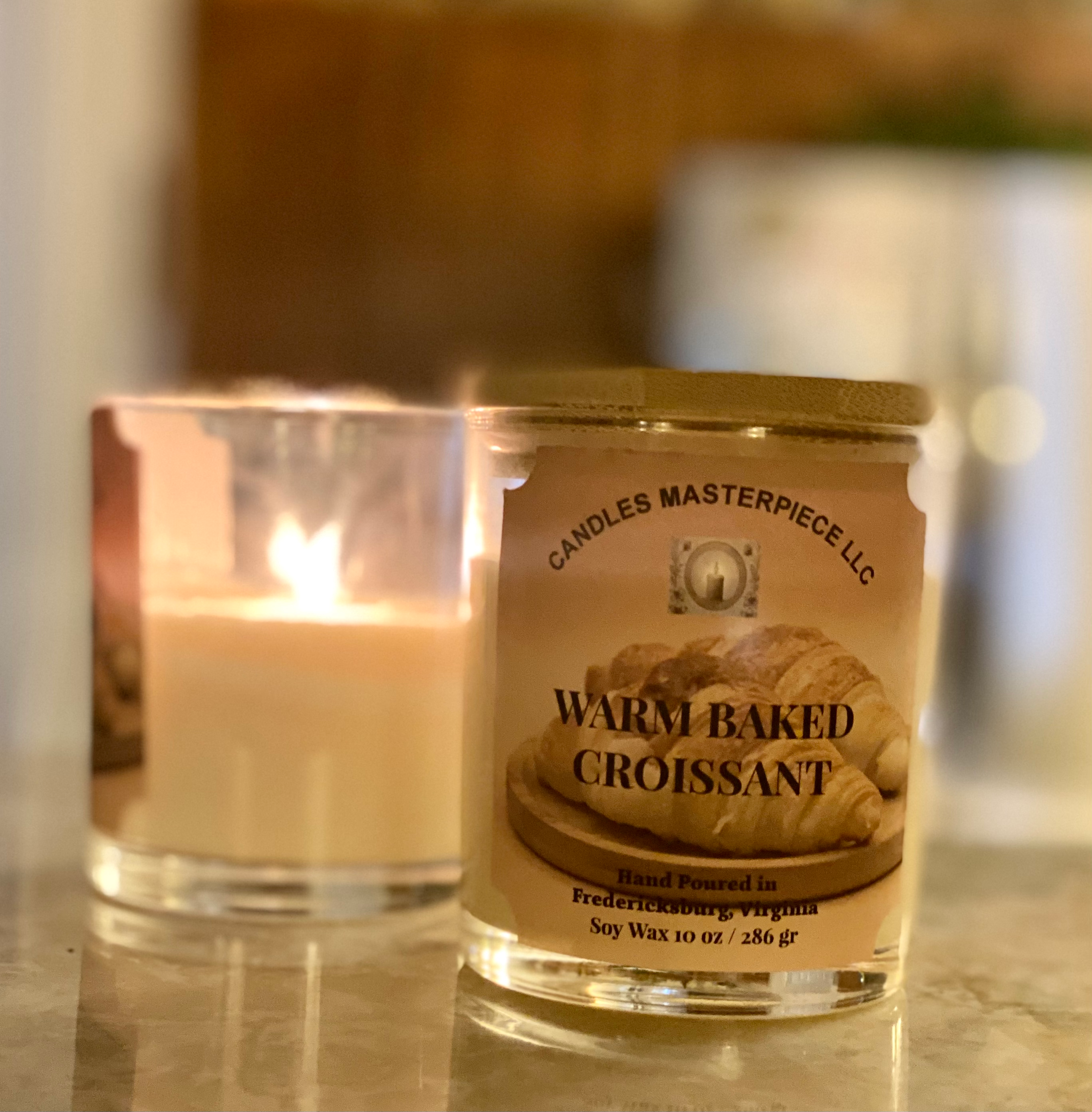 Warm Baked Croissant Soy Candle image 4
