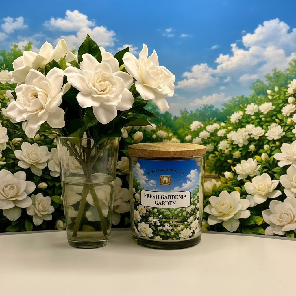 Fresh Gardenia Garden Soy Candle image 1