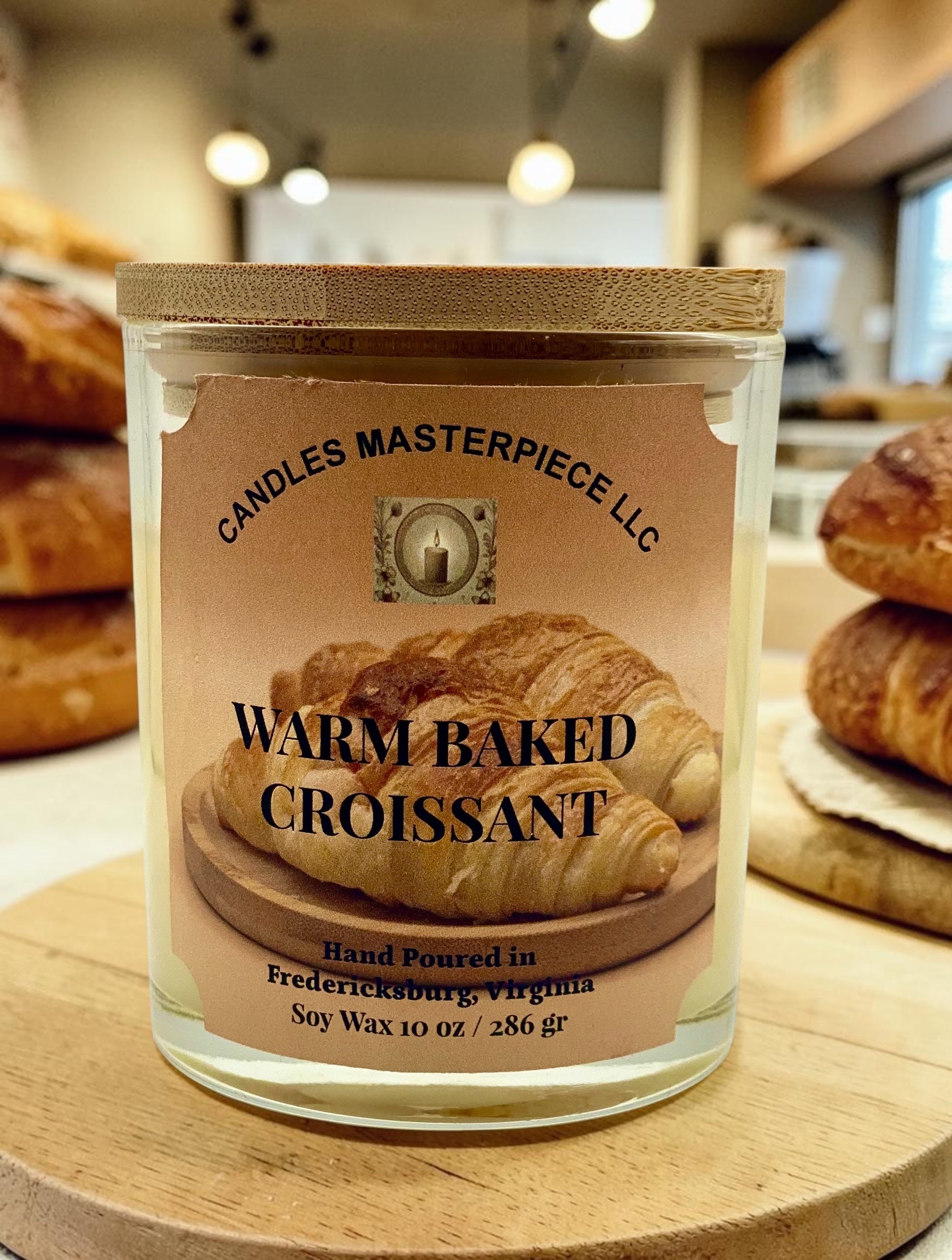 Warm Baked Croissant Soy Candle image 6
