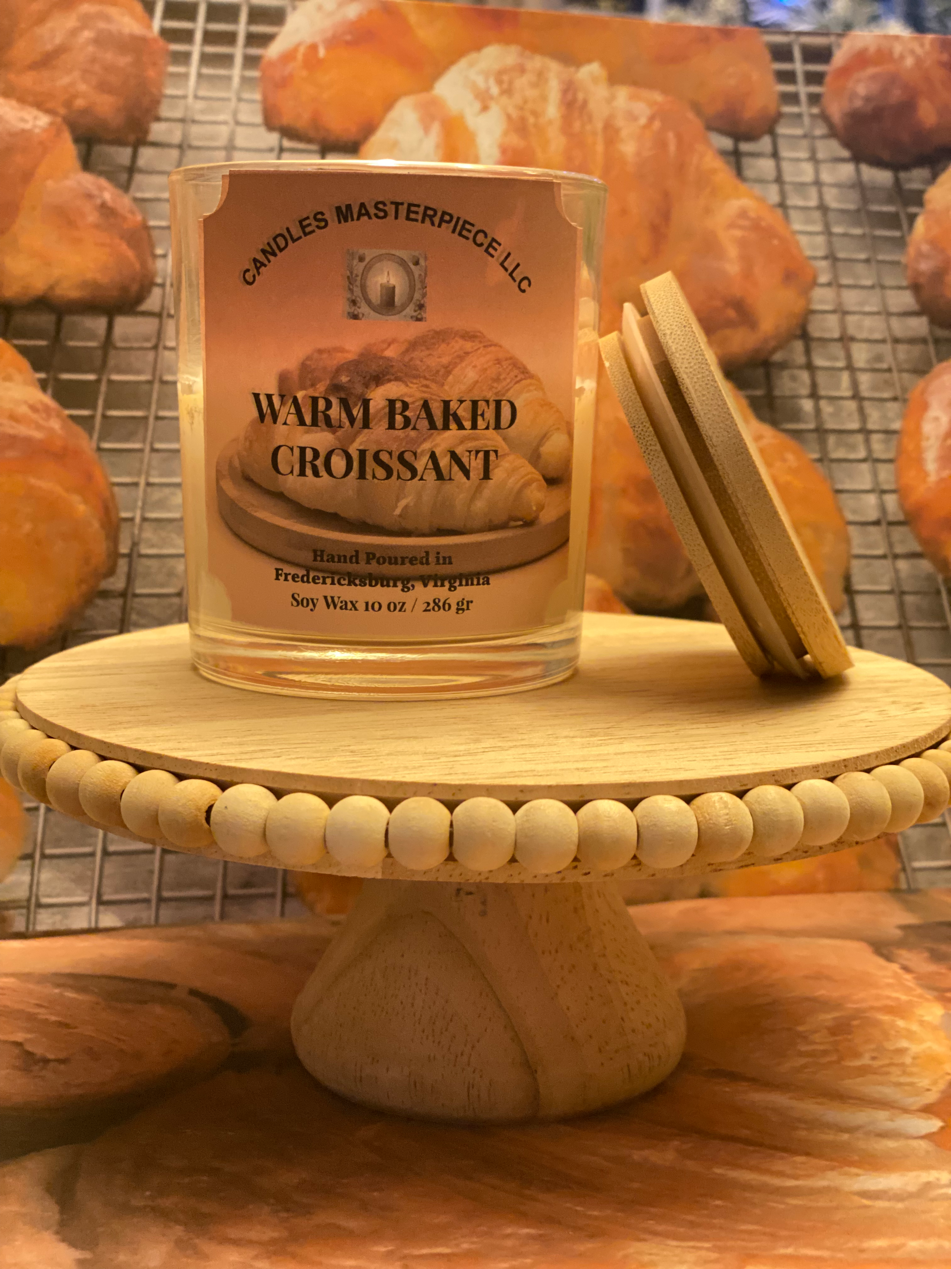 Warm Baked Croissant Soy Candle image 3