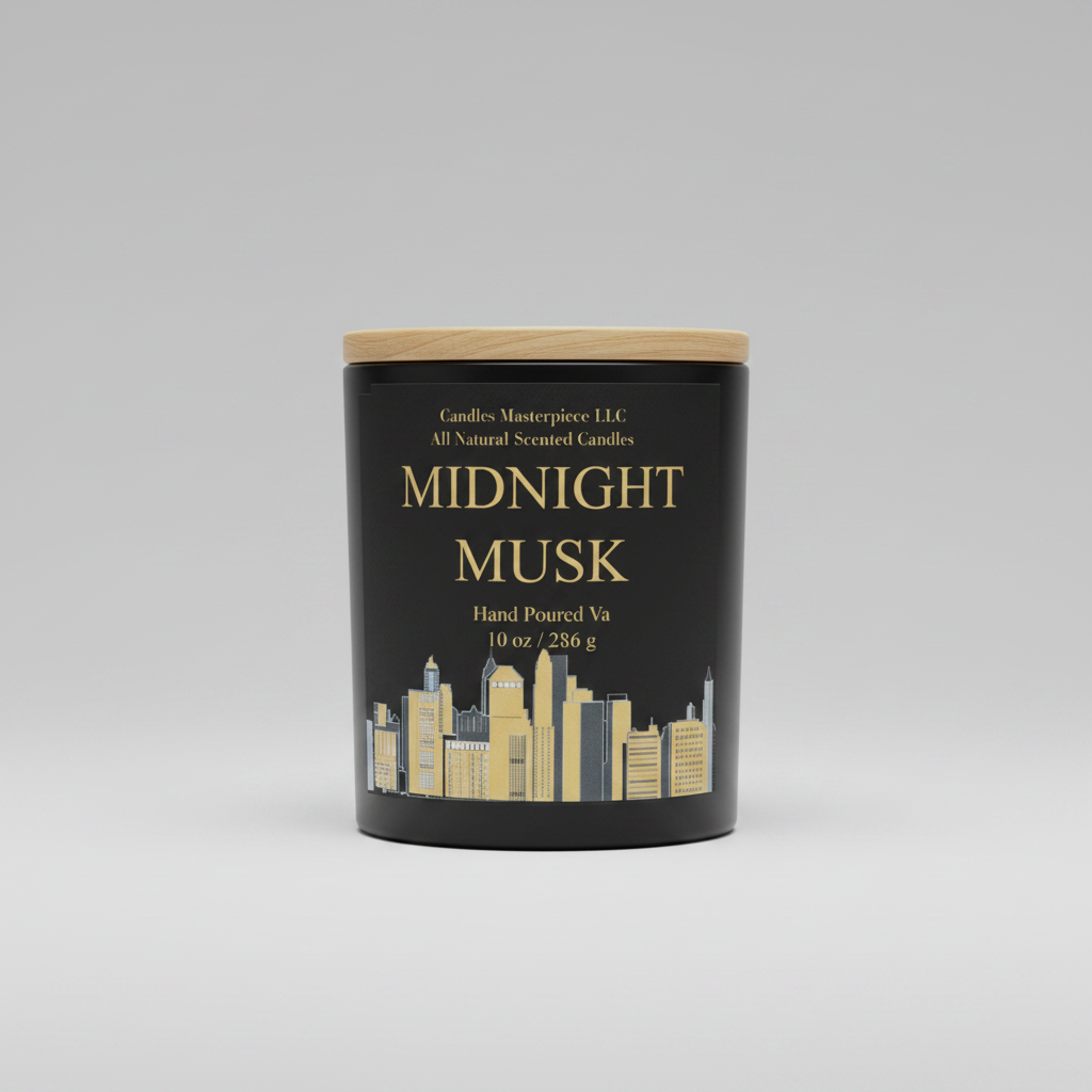 Midnight Musk Soy Candle image 1