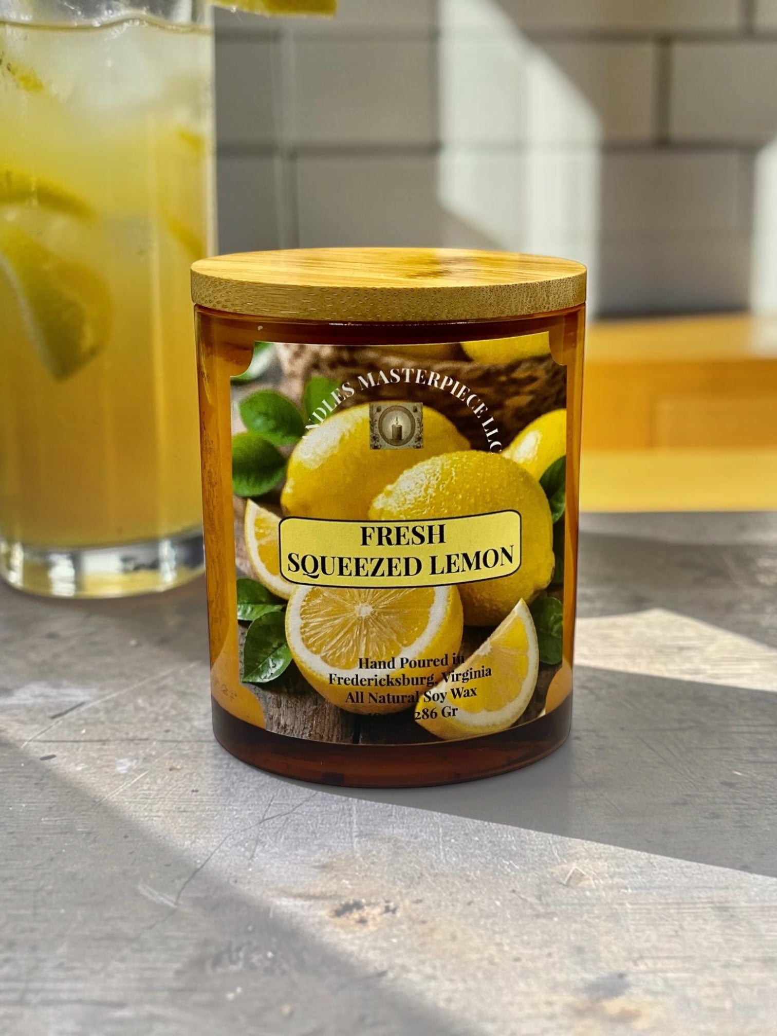 Fresh Squeezed Lemon Soy Candle image 1