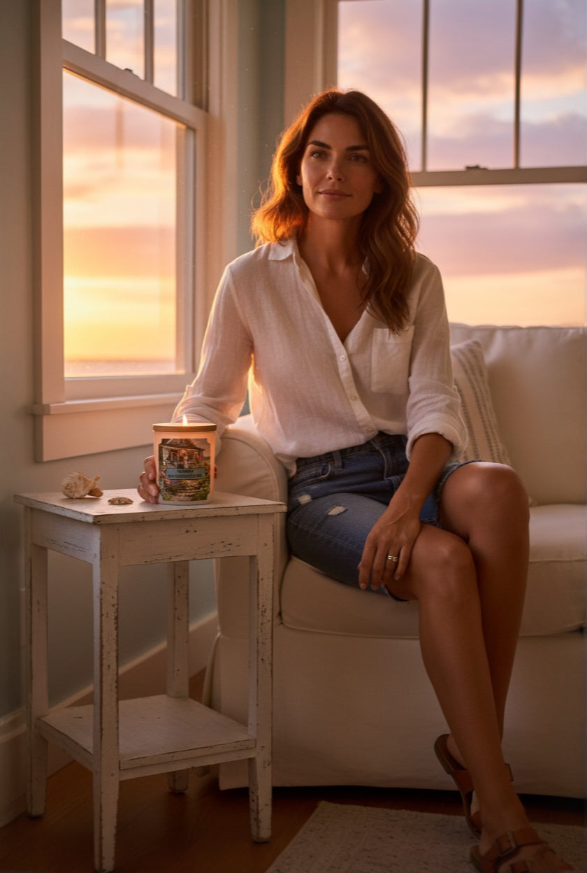 Summer Coastal Cottage Soy Candle image 2