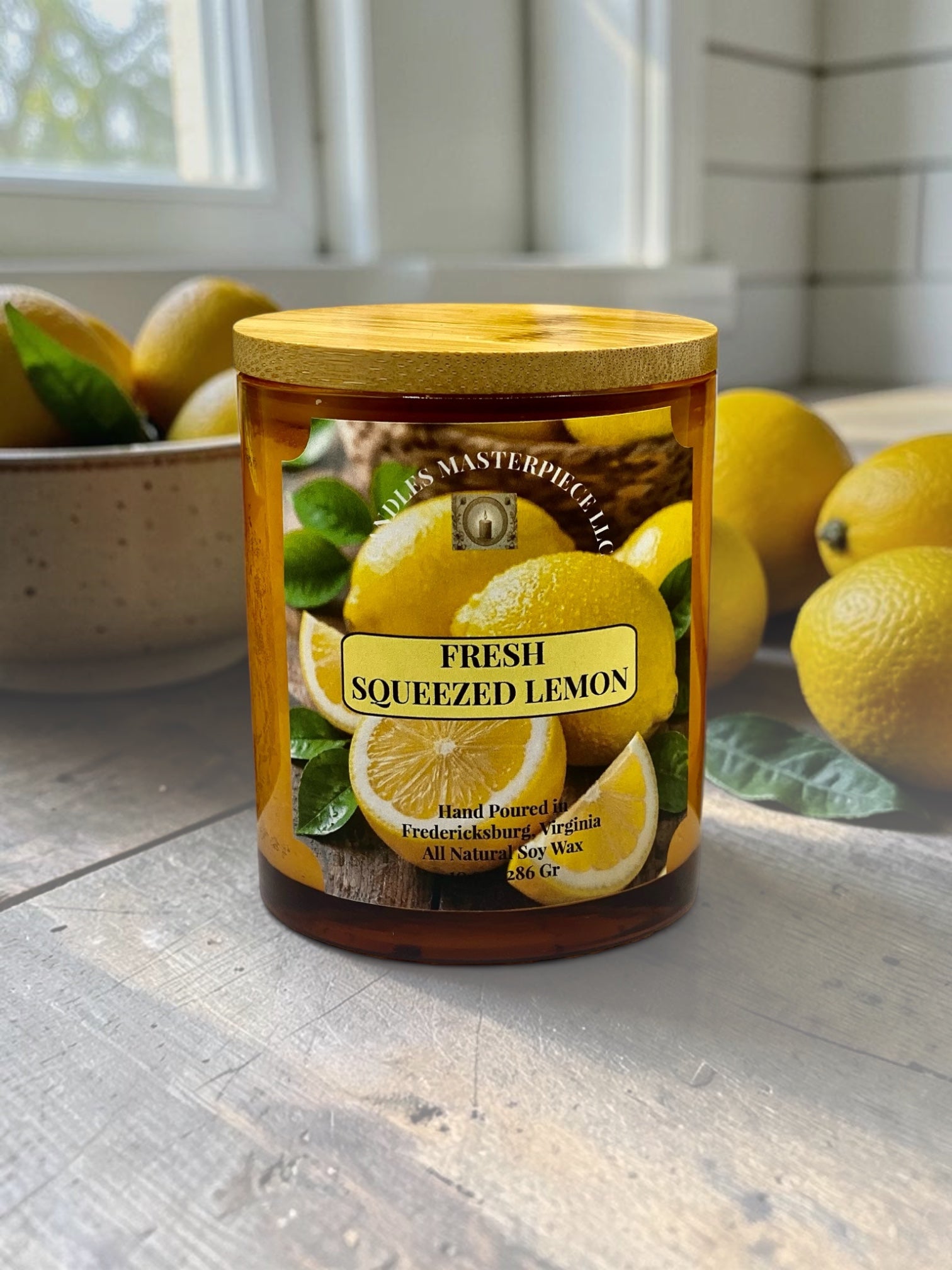 Fresh Squeezed Lemon Soy Candle image 0