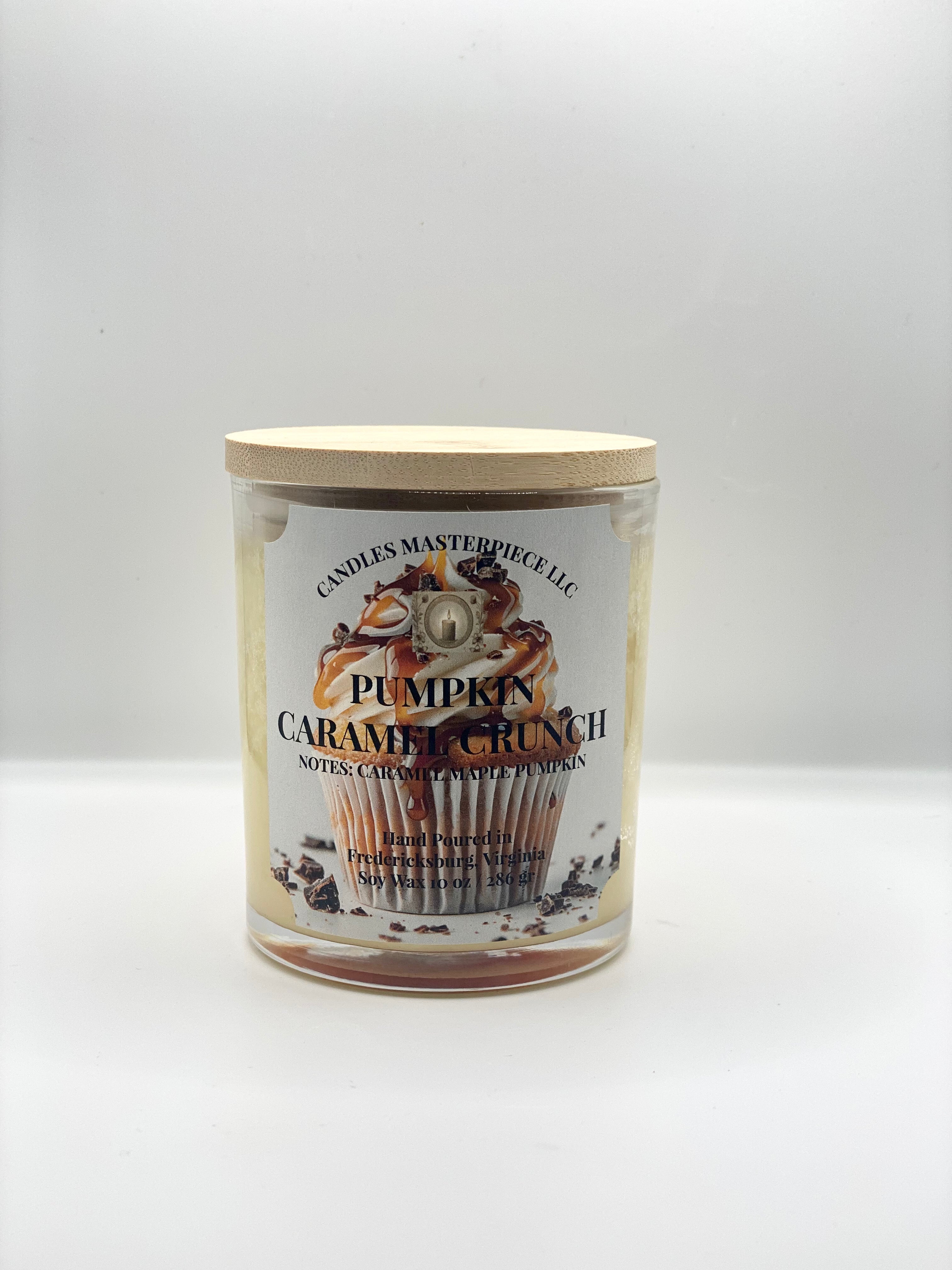 Pumpkin Caramel Crunch  Soy Candle