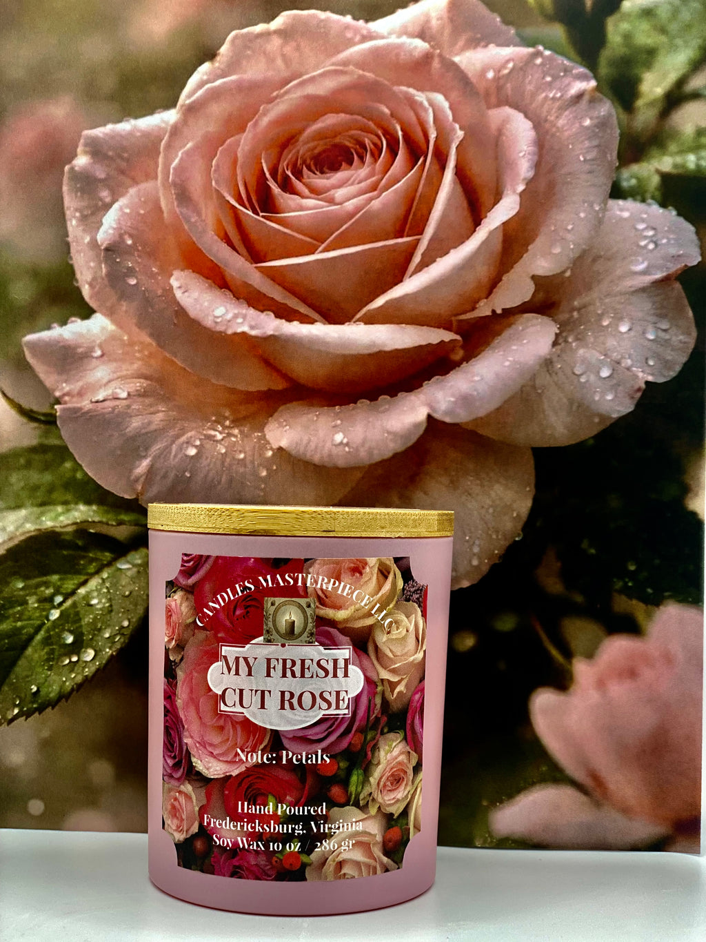My Fresh Cut Rose Soy Candle