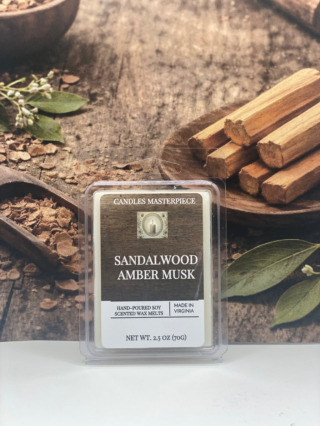 Sandalwood Amber & Musk Wax Melt