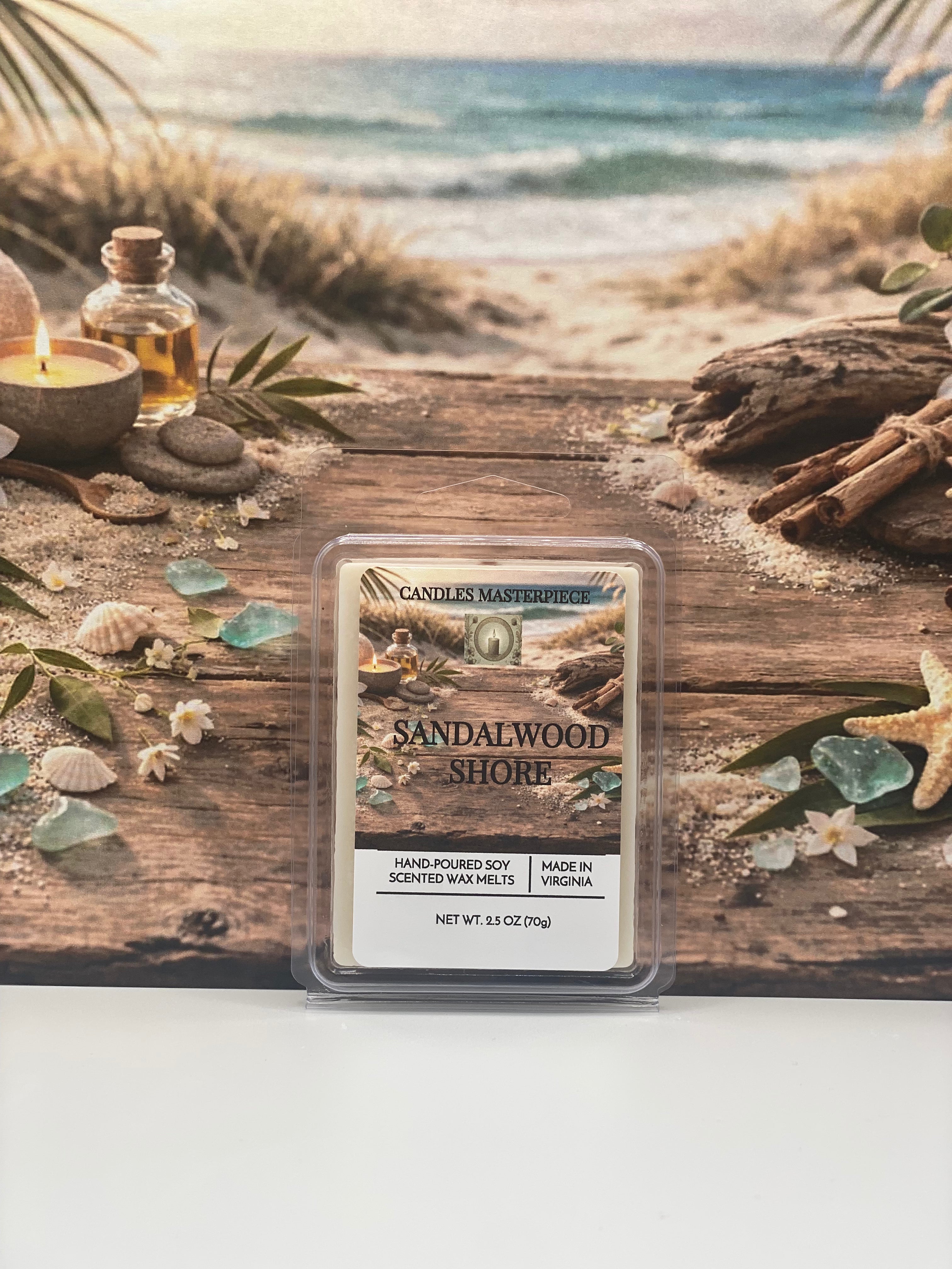 Sandalwood Coastal Shore  Wax Melt