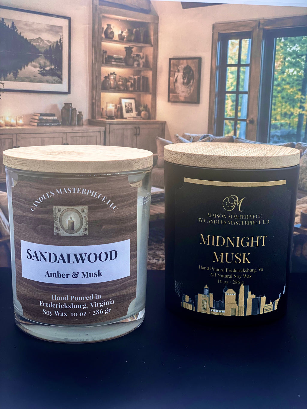 Men's Collection Bundle Soy Candle and Wick Trimmer
