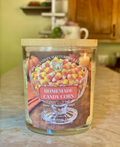 Homemade Candy Corn Soy Candle
