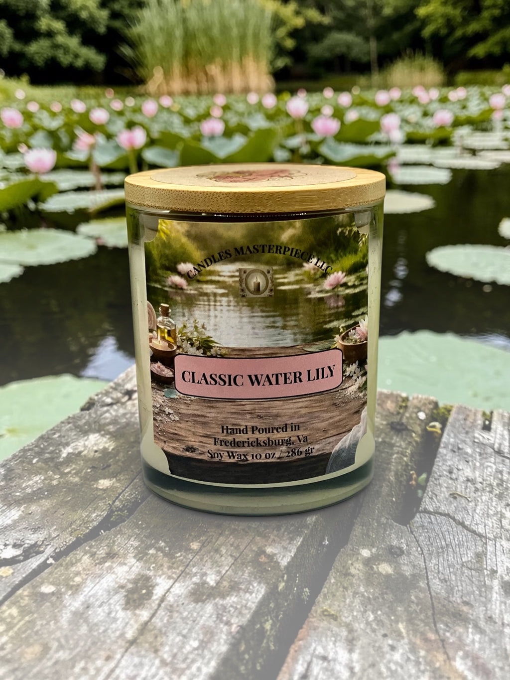 Classic Water Lily Soy Candles