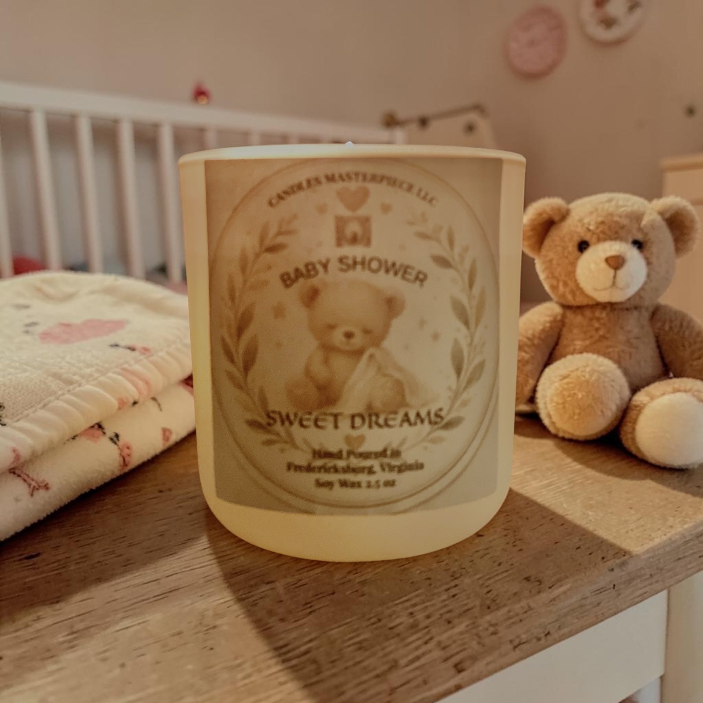 Sweet Dreams Baby Shower Candle 12-Pack Bundle