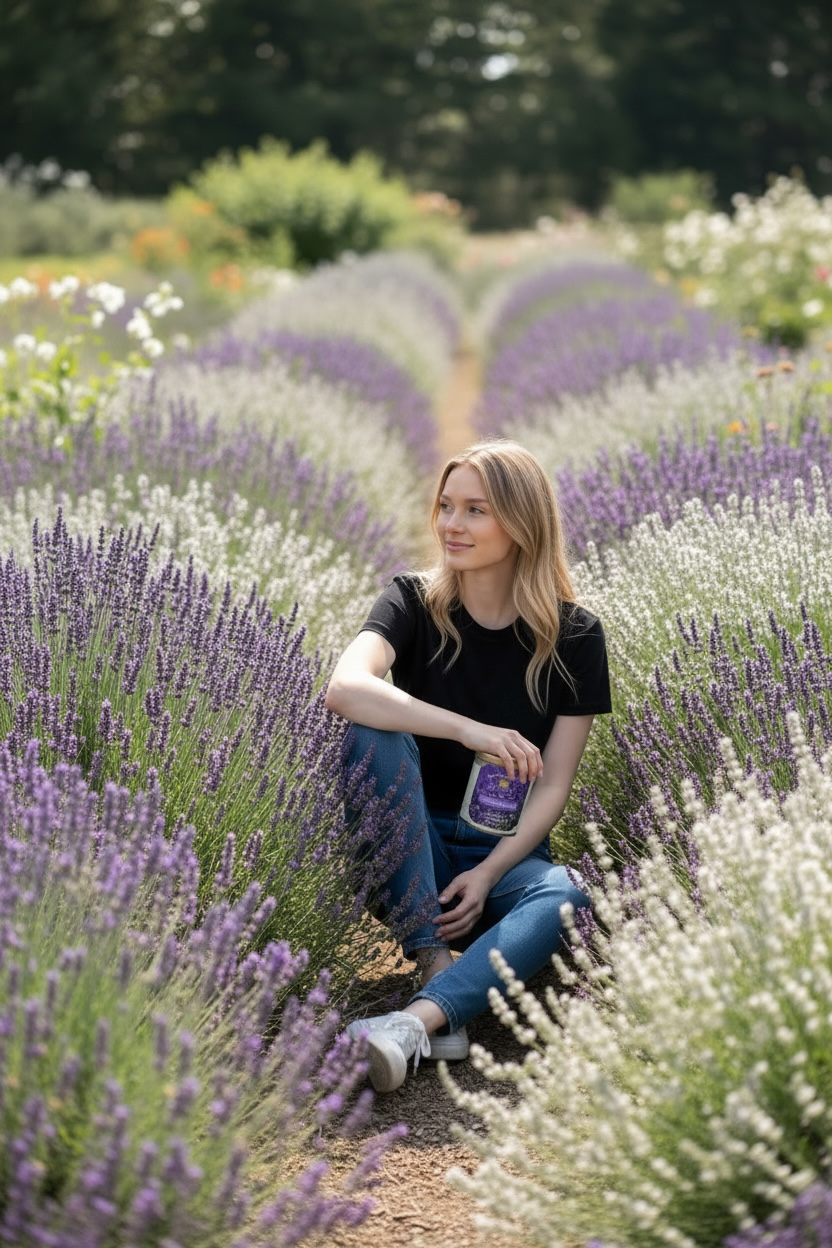 Lavender Garden Soy Candle