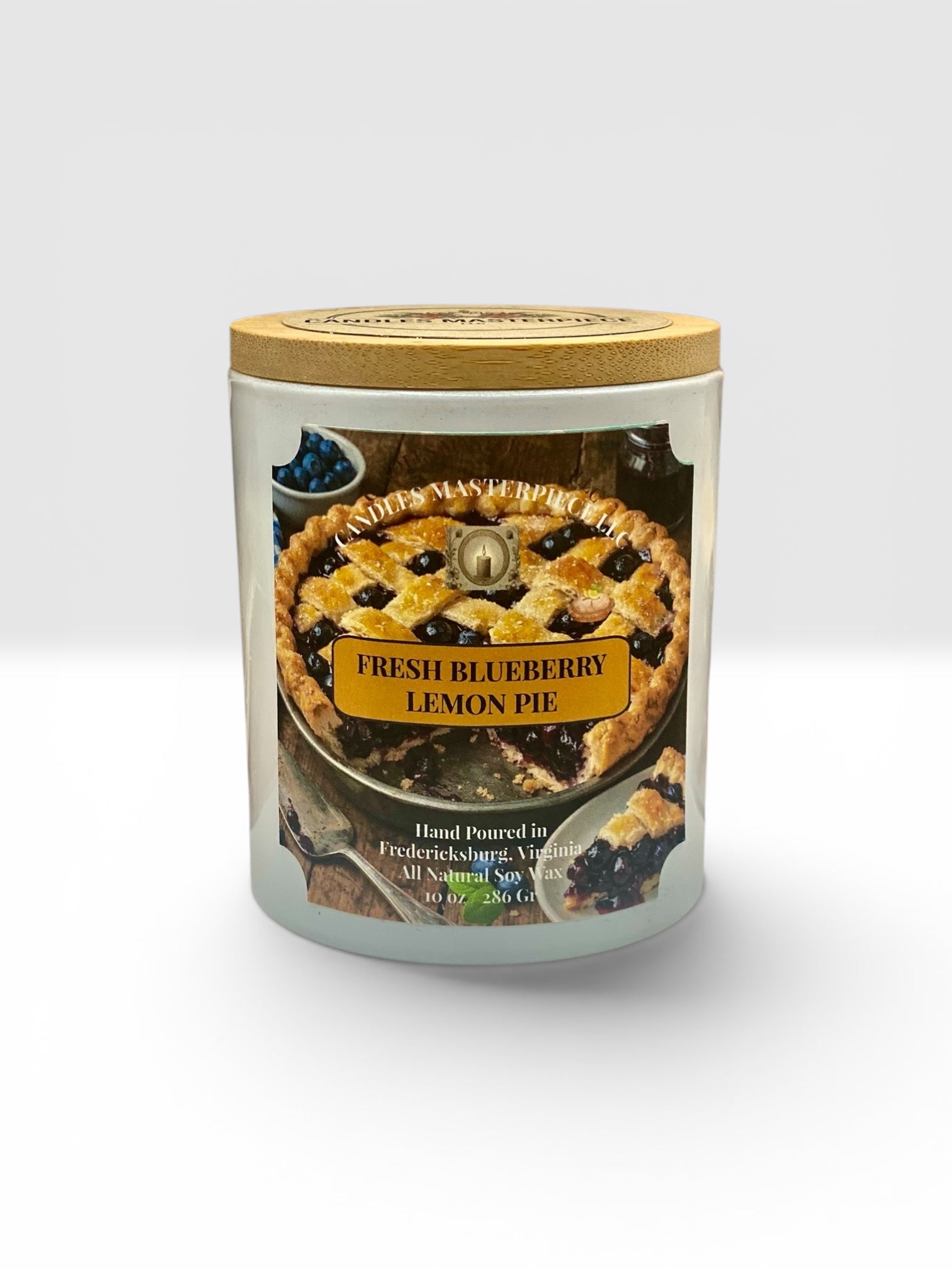 Fresh Blueberry Lemon Pie Soy Candle
