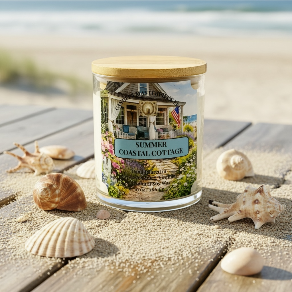 Summer Coastal Cottage Soy Candle