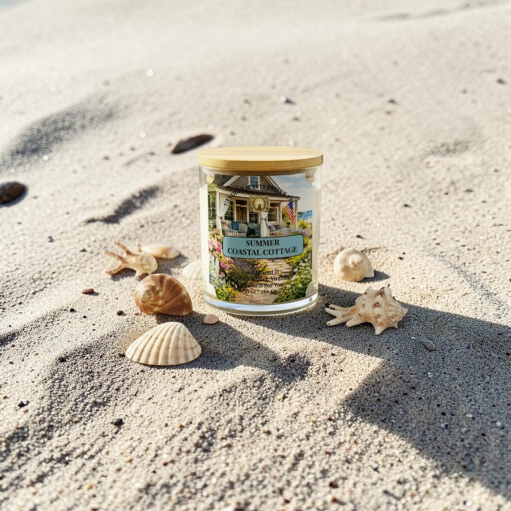 Summer Coastal Cottage Soy Candle
