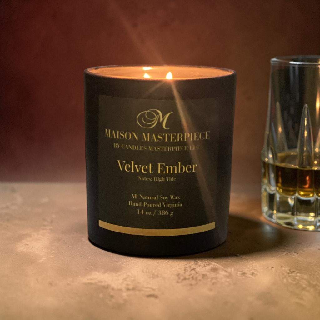 Velvet Ember Maison Masterpiece Soy Candle by Candles Masterpiece LLC