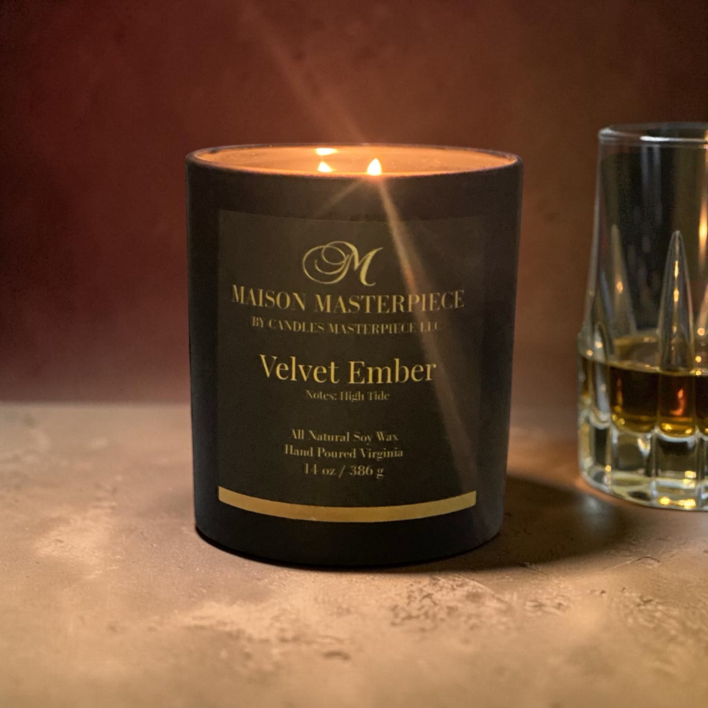 Velvet Ember Maison Masterpiece Soy Candle by Candles Masterpiece LLC