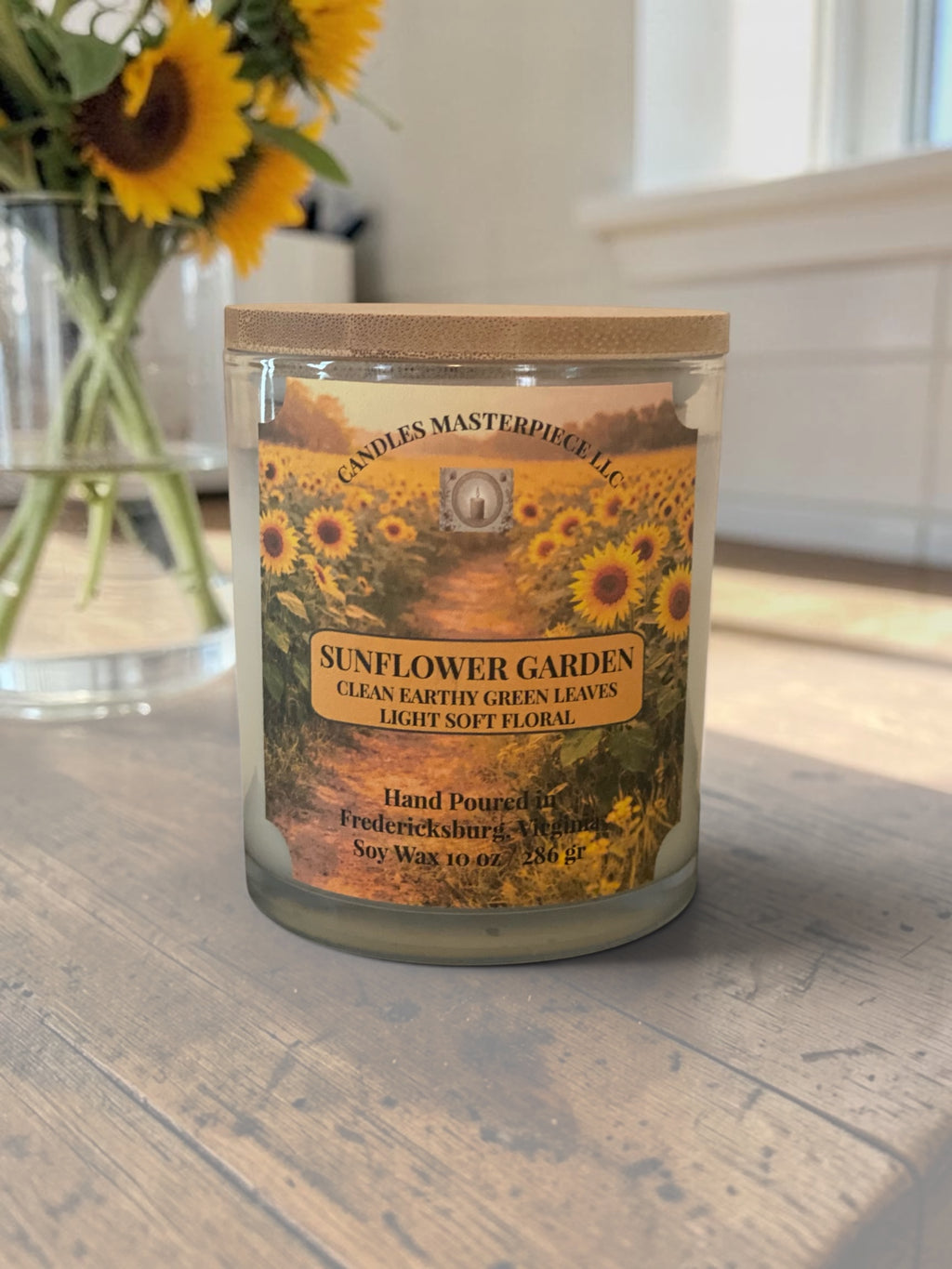 New Sunflower Garden Soy Candle