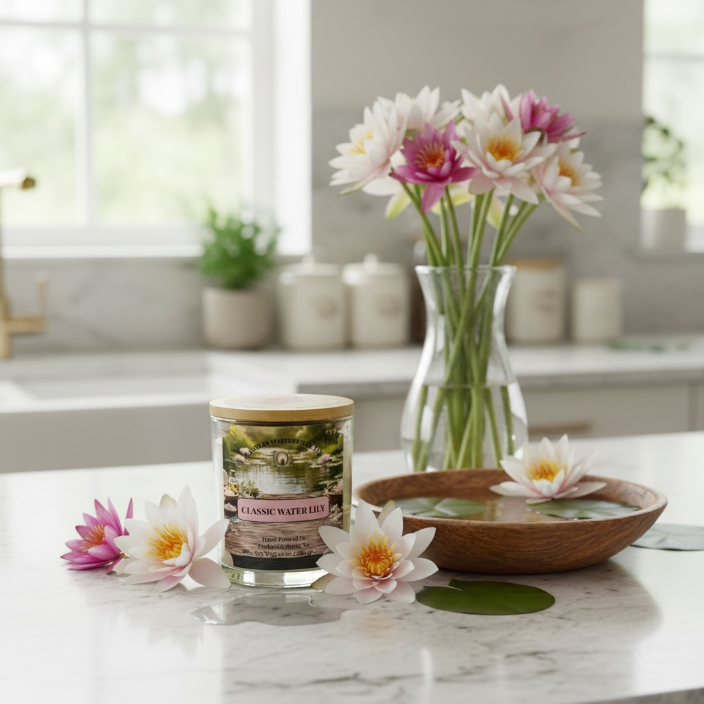 Classic Water Lily Soy Candles