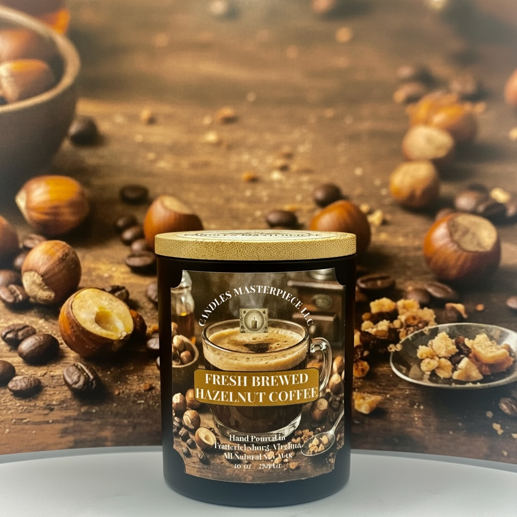Fresh Brewed Hazelnut Coffee Soy Candle