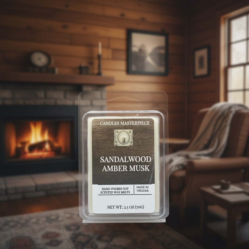 Sandalwood Amber & Musk Wax Melt