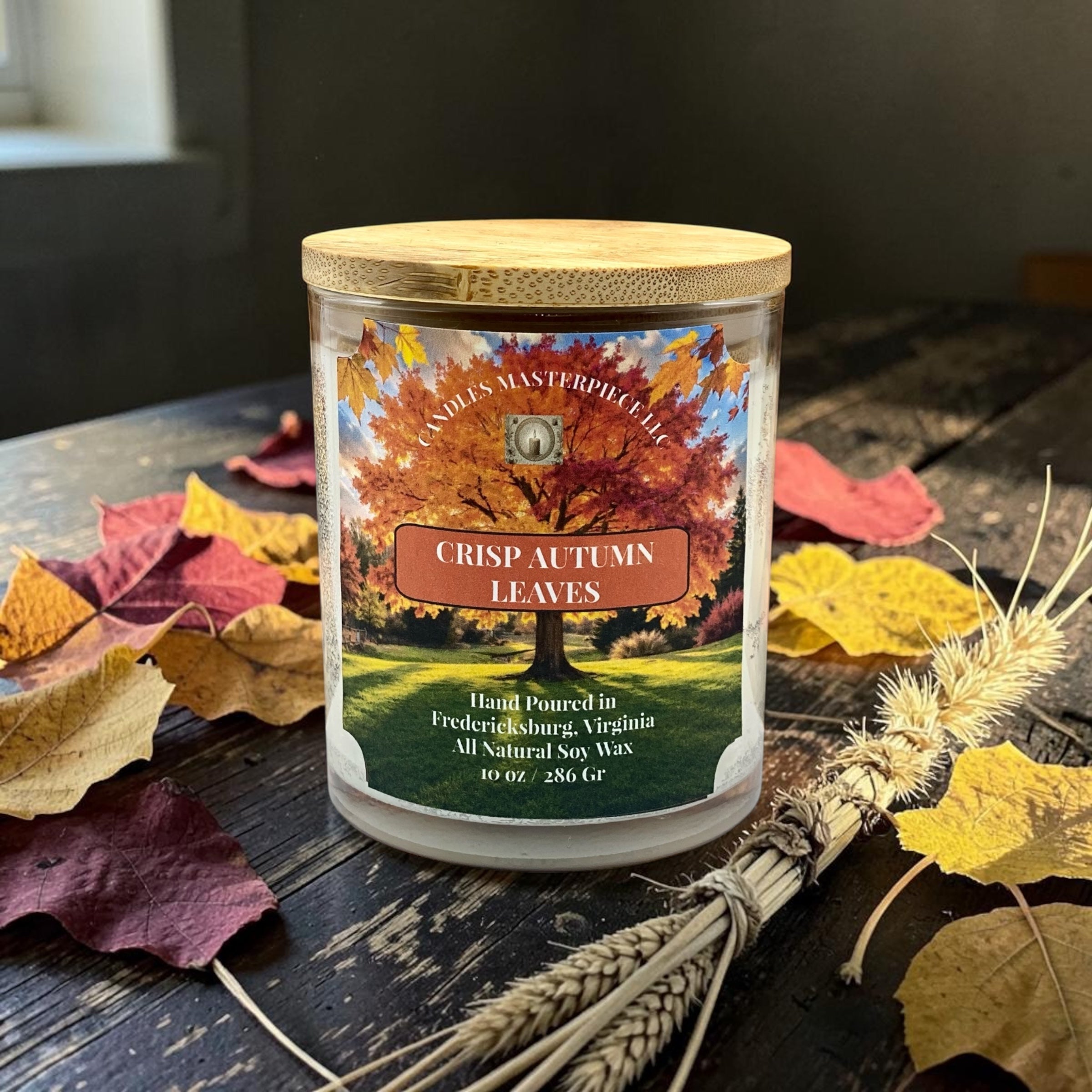 Crisp Autumn Leaves Soy Candle