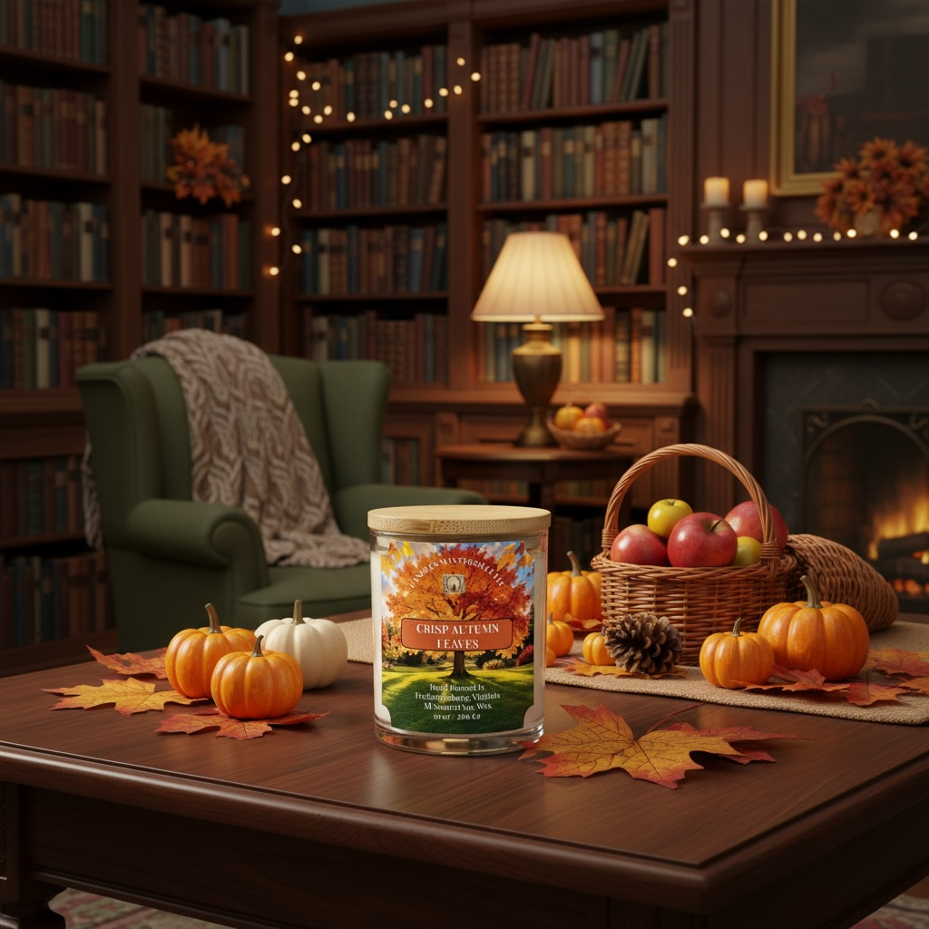 Crisp Autumn Leaves Soy Candle