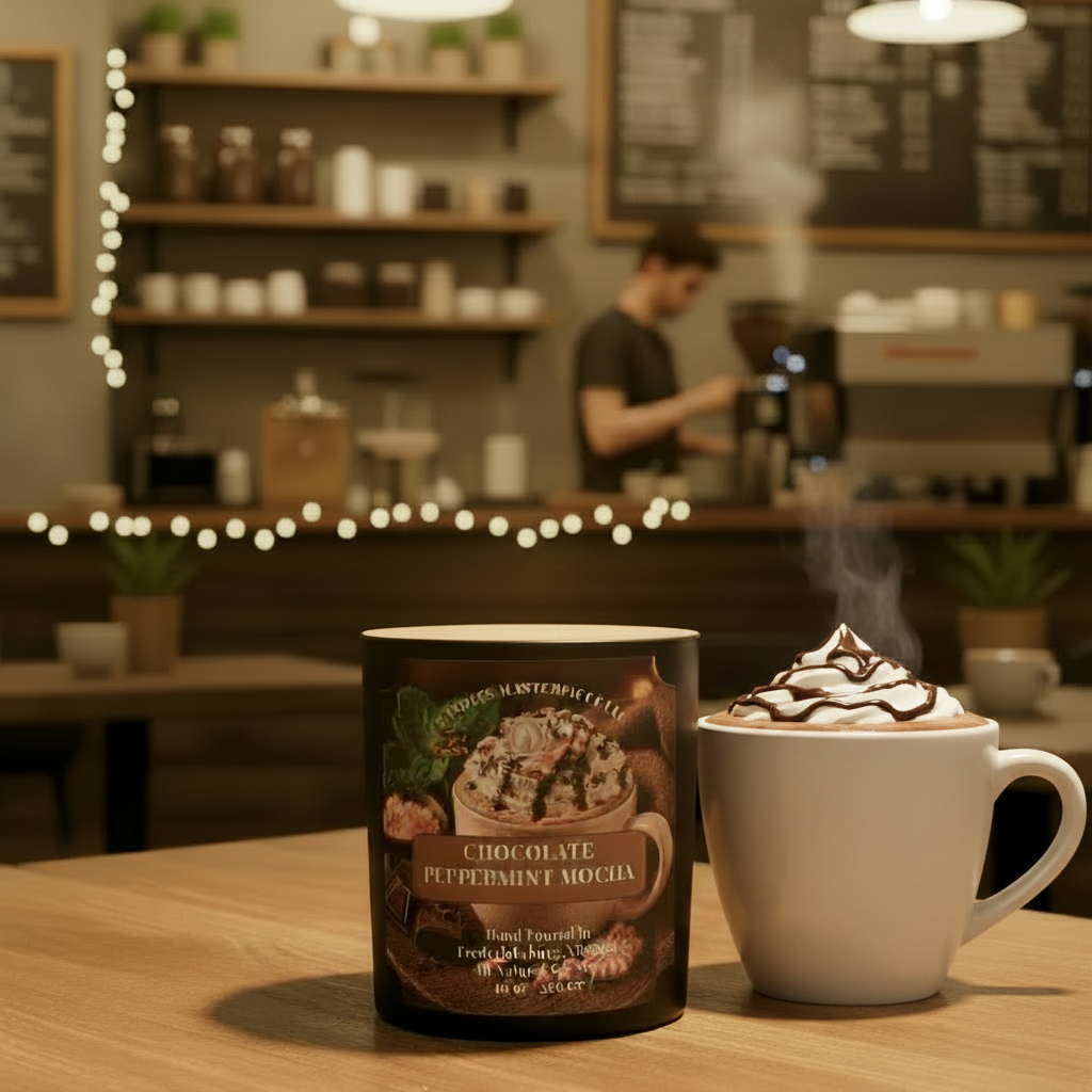 Chocolate Peppermint Mocha Soy Candle