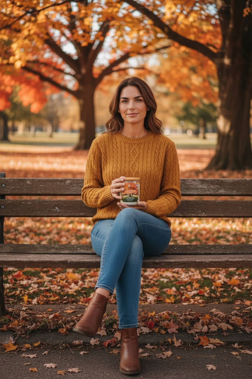 Crisp Autumn Leaves Soy Candle