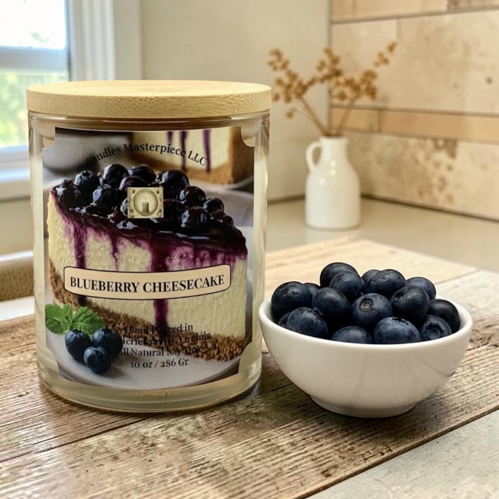 Fresh Blueberry Cheesecake Soy Candle