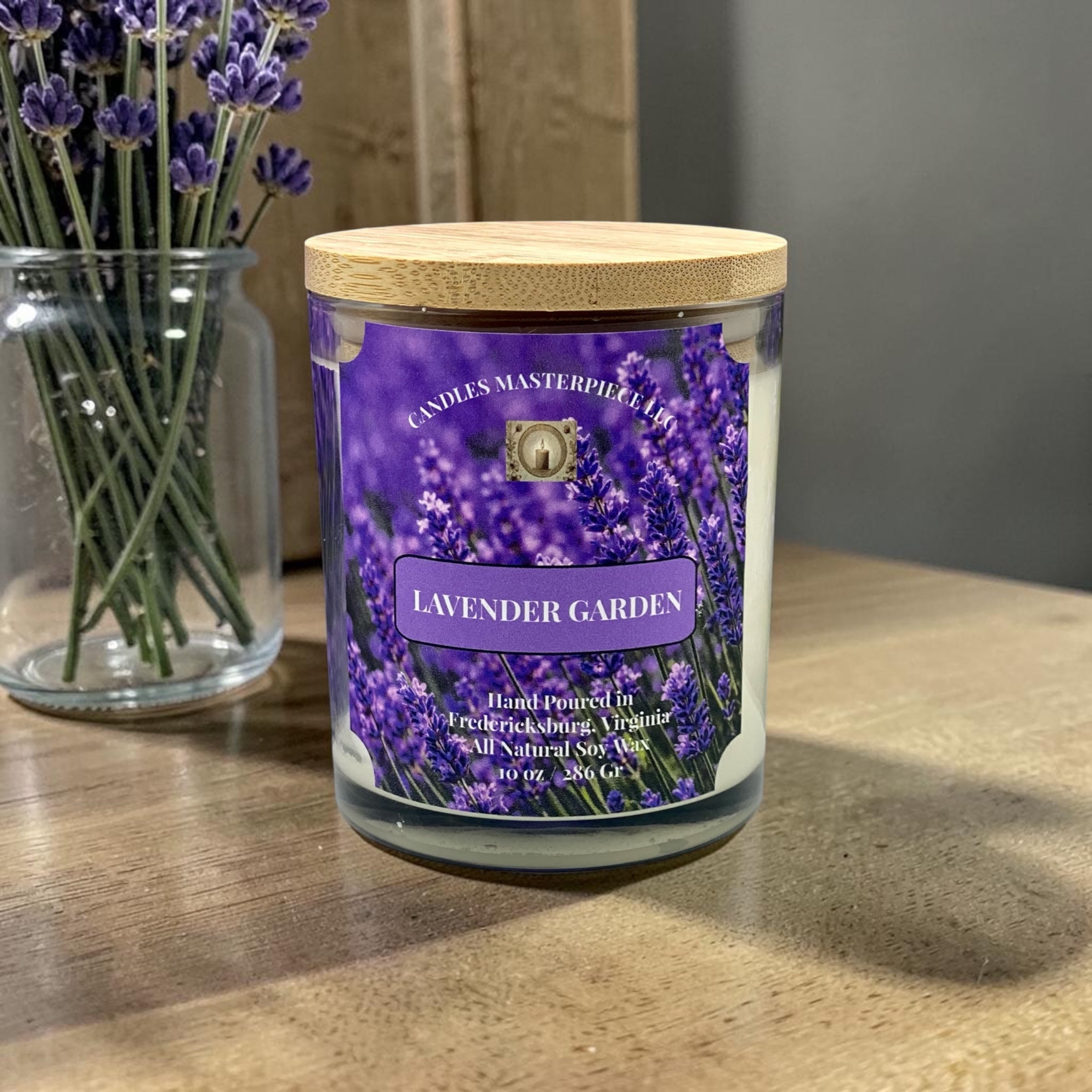 Lavender Garden Soy Candle image 0