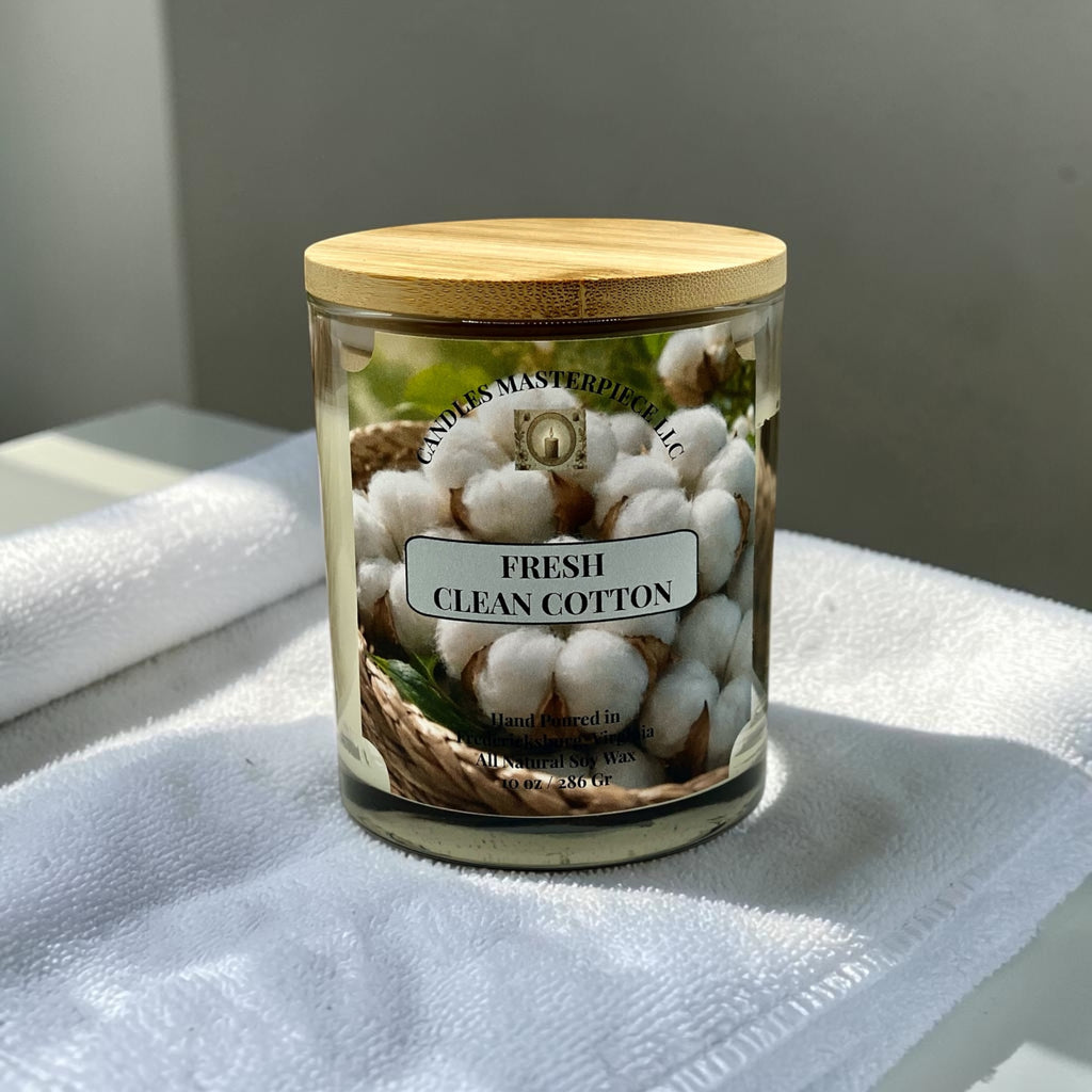 Clean Cotton Soy Candle image 0