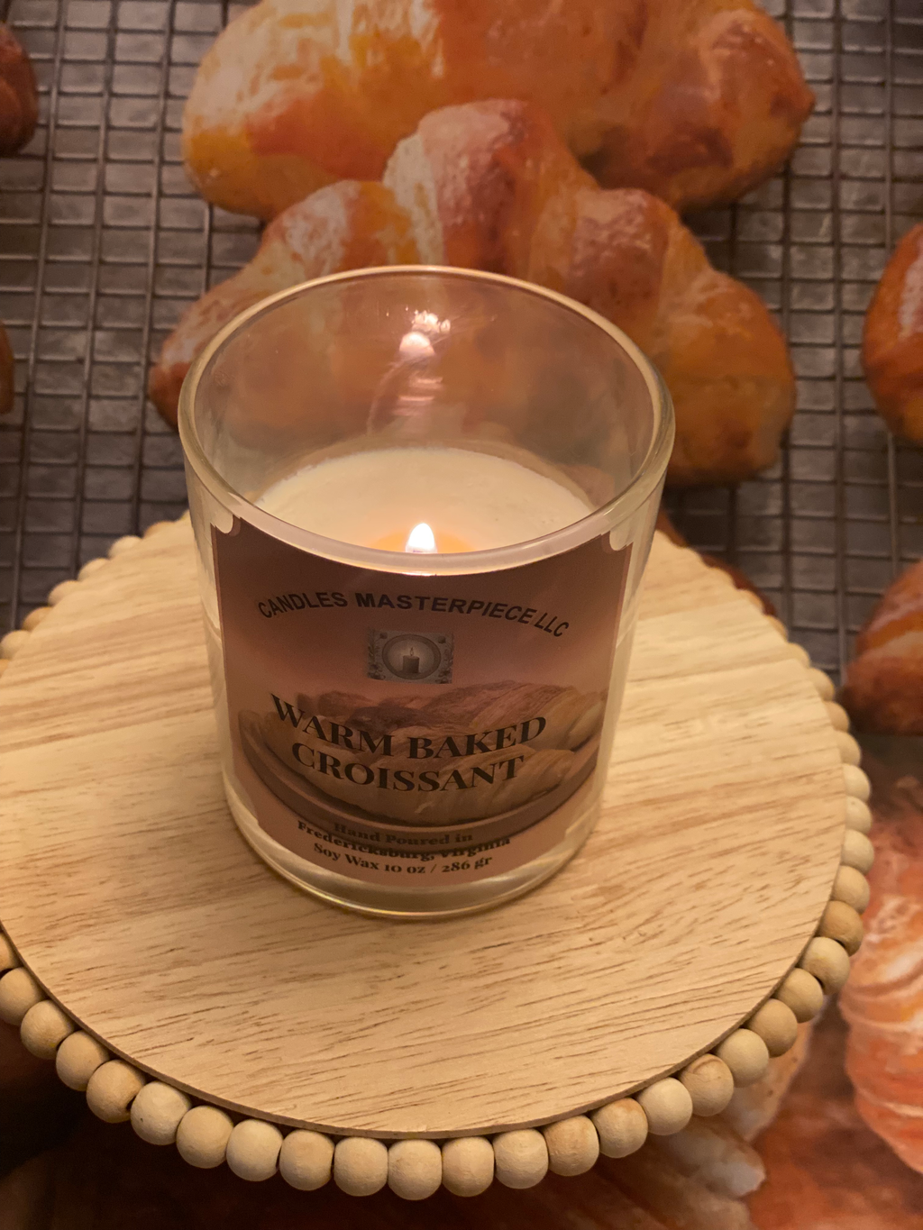Warm Baked Croissant Soy Candle image 5