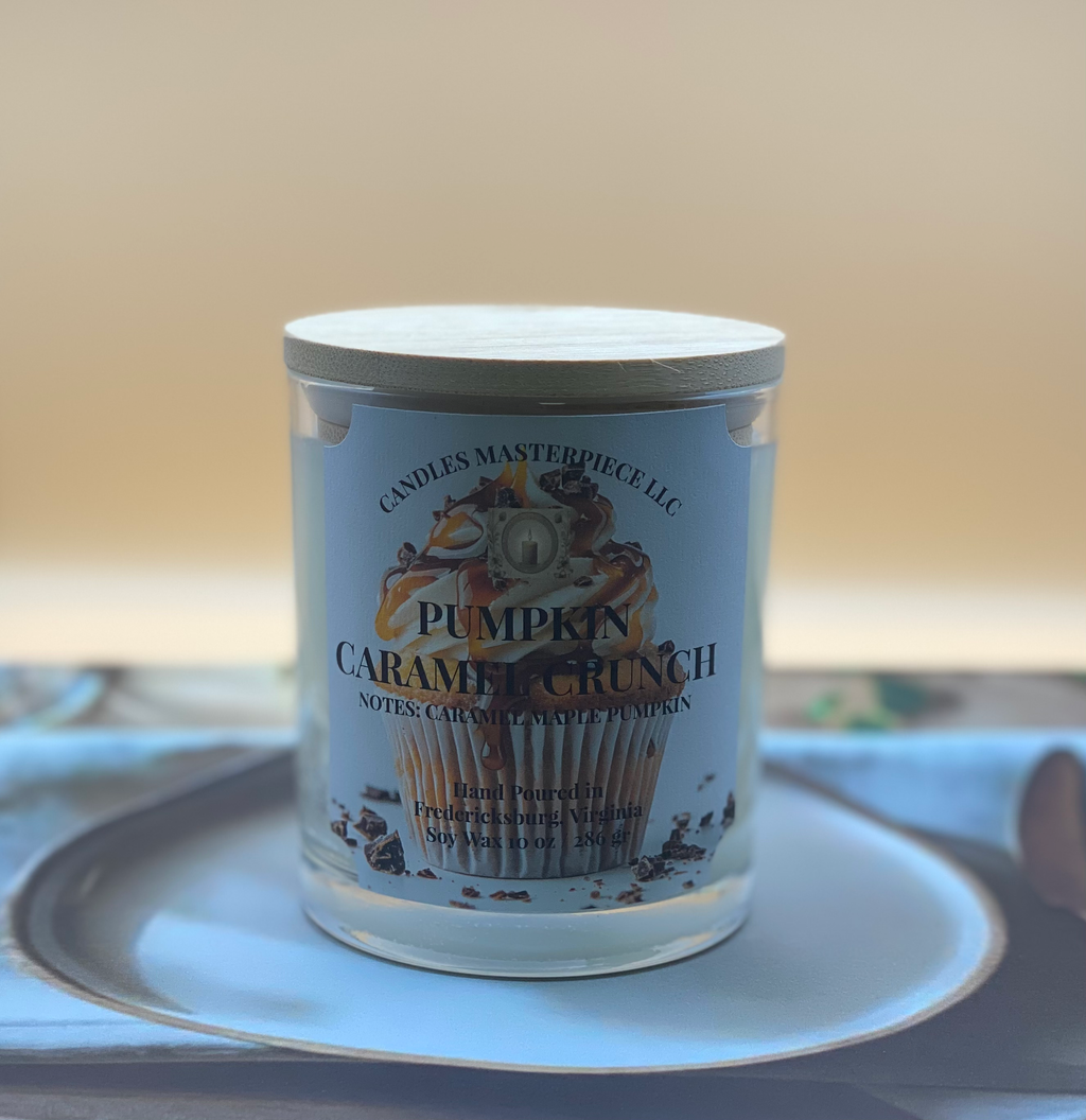 Pumpkin Caramel Crunch Cupcake Soy Candle image 2