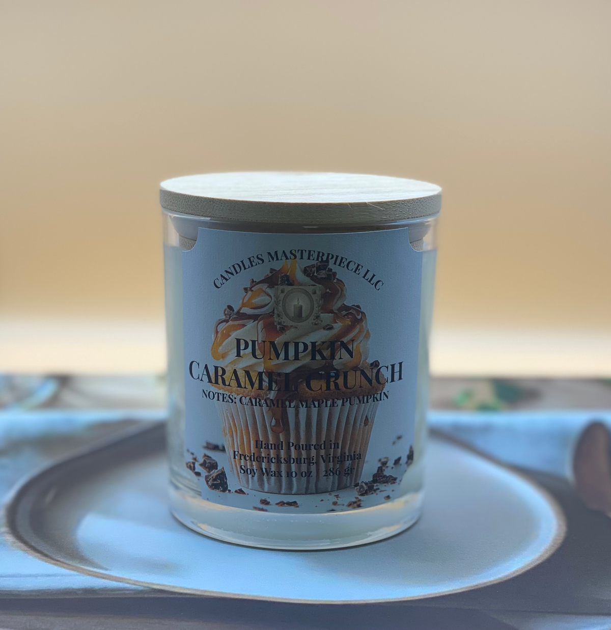 Pumpkin Caramel Crunch Cupcake Soy Candle image 2